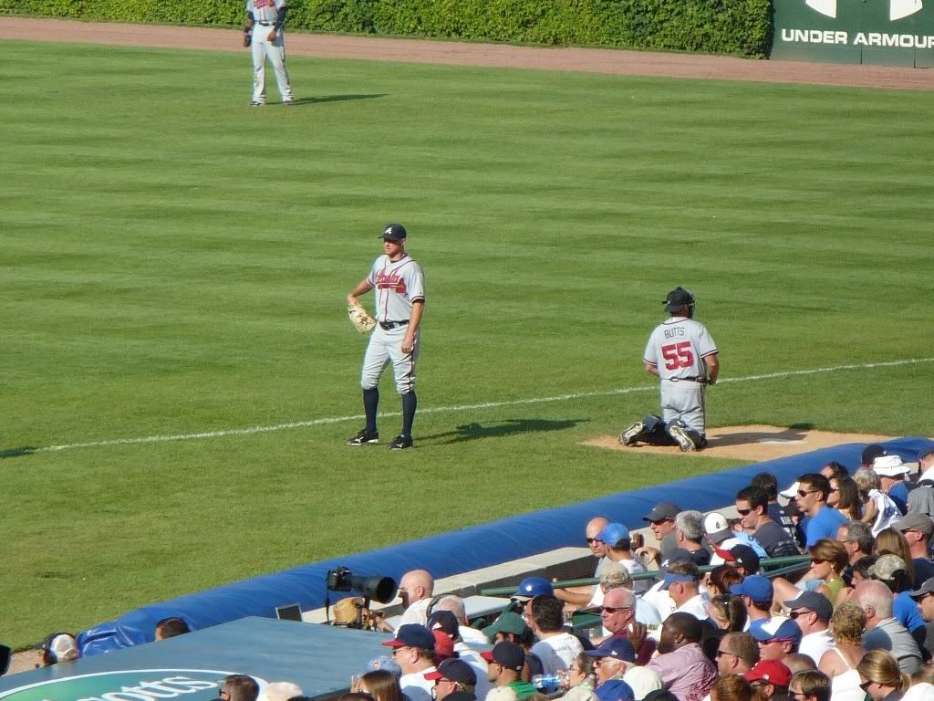 Braves Love Wrigley Field! Game Day Pictures Braves at Cubs 82110